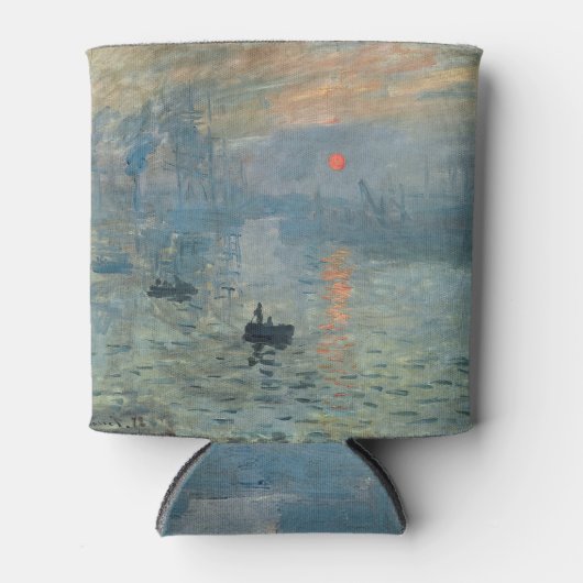Rafraîchisseur Pour Canette Monet Impression Sunrise Soleil Levant Peinture Le (Devant)