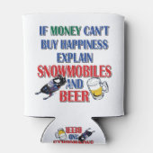 Rafraîchisseur Pour Canette Money-Beer-Snowmobile (Dos)