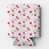 Rafraîchisseur Pour Canette  Monogram Cherry Coquette Pink Custom Cute (Dos)