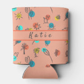 Rafraîchisseur Pour Canette Monogram Palm Springs thème Motif d'été (Dos)