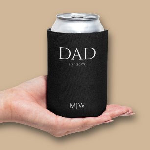 Rafraîchisseur Pour Canette Monogram Papa Est Moderne Noir