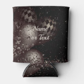 Rafraîchisseur Pour Canette Monogramme Black Parties scintillant Ballons Éléga (Devant)