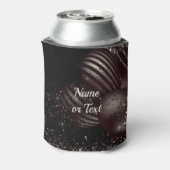 Rafraîchisseur Pour Canette Monogramme Black Parties scintillant Ballons Éléga (Can Dos)