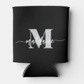 Rafraîchisseur Pour Canette Monogramme Black Silver Personal (Devant)