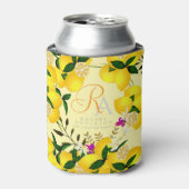 Rafraîchisseur Pour Canette Monogramme citron jaune (Can devant)