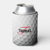 Rafraîchisseur Pour Canette Monogramme de balle de golf personnalisé (Can devant)