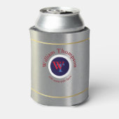 Rafraîchisseur Pour Canette monogramme de bière personnalisé (nom et initiales (Can Dos)