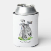 Rafraîchisseur Pour Canette Monogramme de Golf Nom (Can devant)