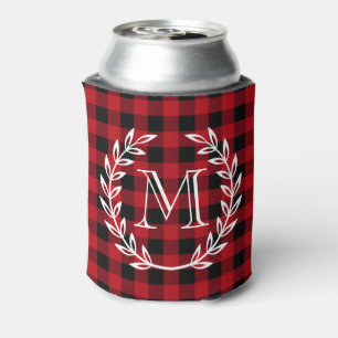 Rafraîchisseur Pour Canette Monogramme de plaid de Buffalo
