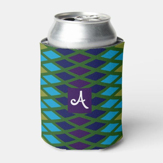 Rafraîchisseur Pour Canette Monogramme Diamant Paon (Can devant)