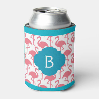 Rafraîchisseur Pour Canette Monogramme Flamant rose rose Can