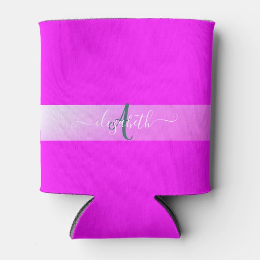 Rafraîchisseur Pour Canette Monogramme fluide rose (Devant)