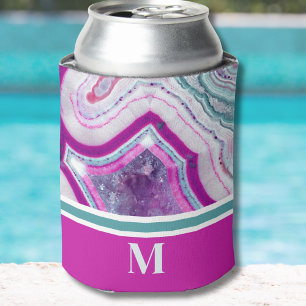 Rafraîchisseur Pour Canette Monogramme Initial Élégant Tendance Moderne