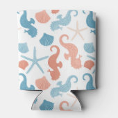 Rafraîchisseur Pour Canette Monogramme marin bleu corail (Dos)