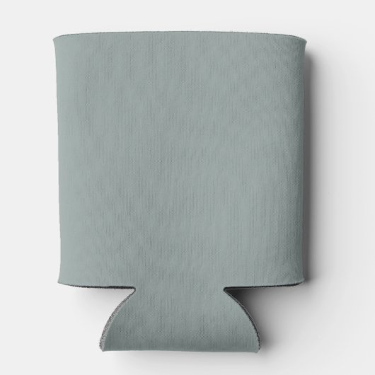 Rafraîchisseur Pour Canette Monogramme Moderne Mariage Sage Green Can Cooler (Dos)