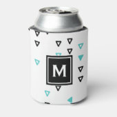 Rafraîchisseur Pour Canette Monogramme Motif Truquoise & Black Triangles (Can Dos)