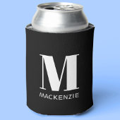 Rafraîchisseur Pour Canette Monogramme Nom initial Simple