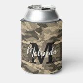 Rafraîchisseur Pour Canette Monogramme Nom Parties scintillant Camouflage mode (Can Dos)