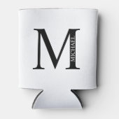 Rafraîchisseur Pour Canette Monogramme personnalisé et nom Can Cooler (Devant)