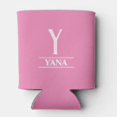 Rafraîchisseur Pour Canette Monogramme Rose (Dos)