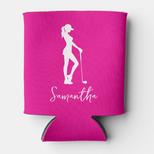 Rafraîchisseur Pour Canette Monogramme rose (Devant)