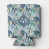 Rafraîchisseur Pour Canette Monogramme | Soft Patel Cactus Motif (Dos)