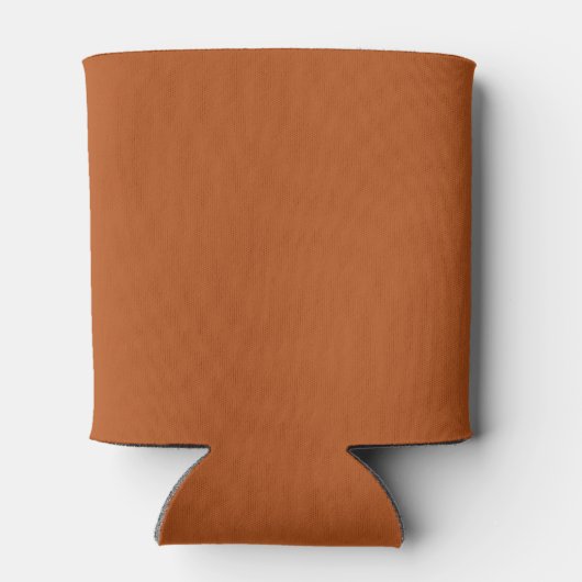 Rafraîchisseur Pour Canette Monogramme Terracotta Simple Mariage Botanique Fav (Dos)