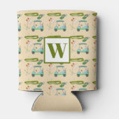 Rafraîchisseur Pour Canette Monogramme Une Journée De Motif De Golf (Dos)