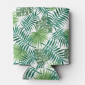 Rafraîchisseur Pour Canette Monographie feuille de palme d'aquarelle tropicale (Dos)