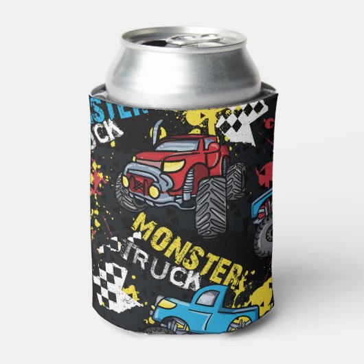 Rafraîchisseur Pour Canette Monster Car : Abstrait Motif enfant (Can devant)