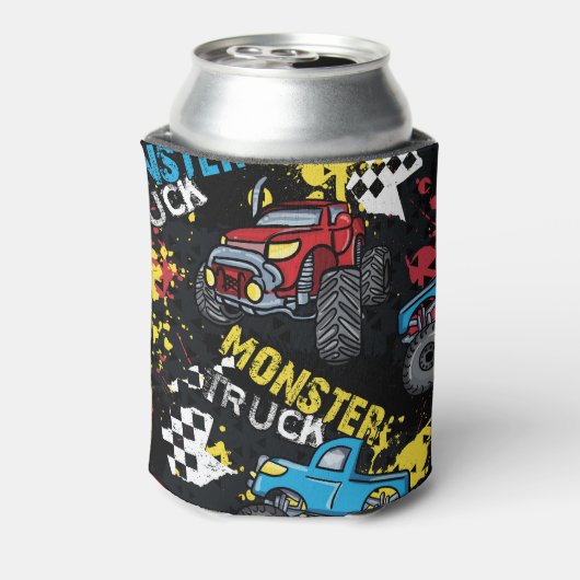 Rafraîchisseur Pour Canette Monster Car : Abstrait Motif enfant (Can Dos)