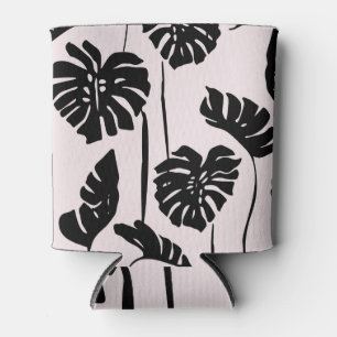 Rafraîchisseur Pour Canette Monstera Abstraite Tropical Palm Art