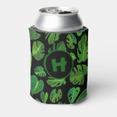 Rafraîchisseur Pour Canette Monstère tropicale Aquarelle Peinture Vert PERSONN (Can Dos)