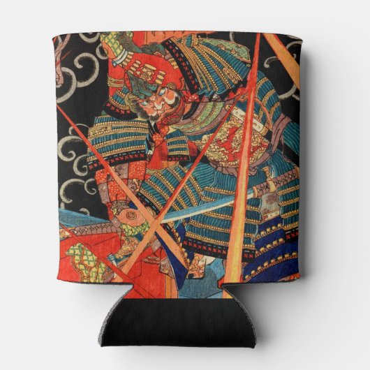 RAFRAÎCHISSEUR POUR CANETTE MONSTRE DE COMBAT SAMURAI (Dos)