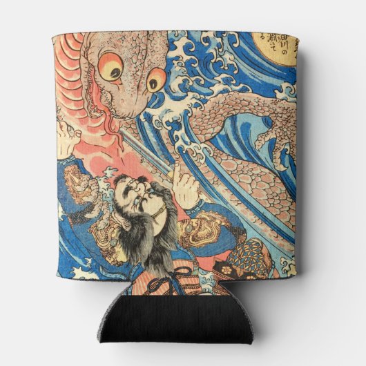 RAFRAÎCHISSEUR  POUR CANETTE MONSTRE DE COMBAT SAMURAI (Dos)