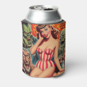 Rafraîchisseur Pour Canette Monstres et broches rétro (Can Dos)