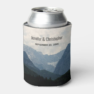 Rafraîchisseur Pour Canette Montagnes alpines Pays Nature Photo Mariage