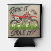 Rafraîchisseur Pour Canette Montez comme vous l'avez volé la saleté Bike peut (Devant)