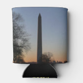 Rafraîchisseur Pour Canette Monument de Washington au coucher du soleil (Dos)