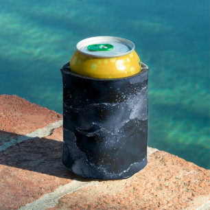 Rafraîchisseur Pour Canette Moody Agate   Marine Denim Steel Blue Faux Parties