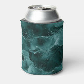 Rafraîchisseur Pour Canette Moody Agate | Turquoise Vert Malachite Riche Joyau (Can Dos)