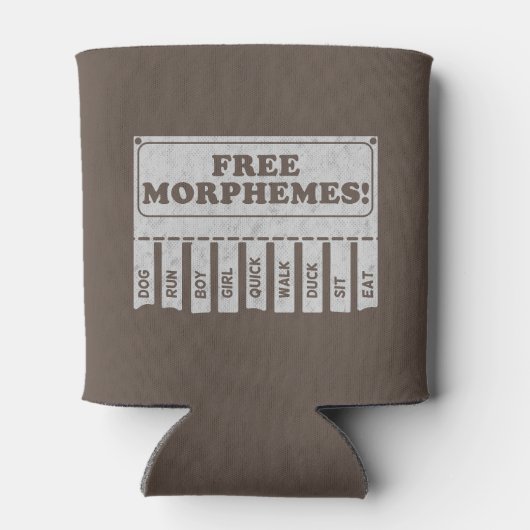 Rafraîchisseur Pour Canette Morphèmes libres (Dos)