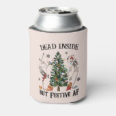 Rafraîchisseur Pour Canette Mort à l'intérieur | Noël drôle (Can Dos)