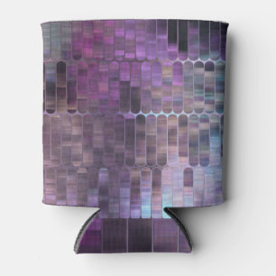Rafraîchisseur Pour Canette Mosaïque brillante : Abstraite brillante multicolo