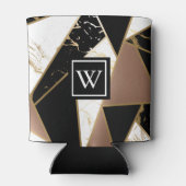 Rafraîchisseur Pour Canette Mosaïque géométrique de marbre (Dos)