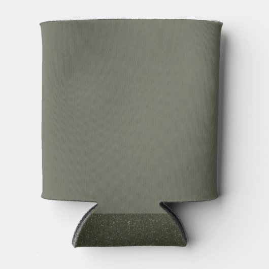 Rafraîchisseur Pour Canette Moss Green Can Cooler avec base texturée (Devant)