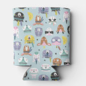 Rafraîchisseur Pour Canette Motif à visage tribal migte (Dos)