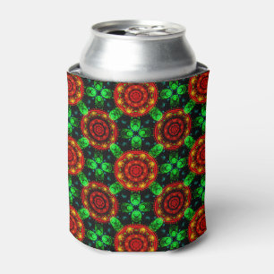 Rafraîchisseur Pour Canette Motif abstrait élégant boho moderne floral #504