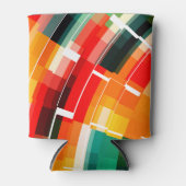 Rafraîchisseur Pour Canette Motif Abstrait multicolore (Devant)