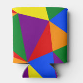 Rafraîchisseur Pour Canette Motif arc-en-ciel polygone (Dos)
